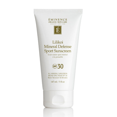 Lilikoi Mineral Defense Sport Sunscreen SPF 30 | Eminence Organics